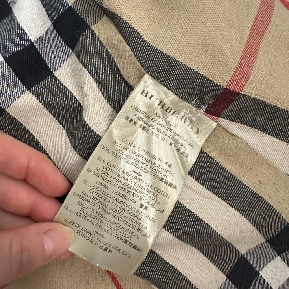 Burberry short trench coat - Picture 7 of 11